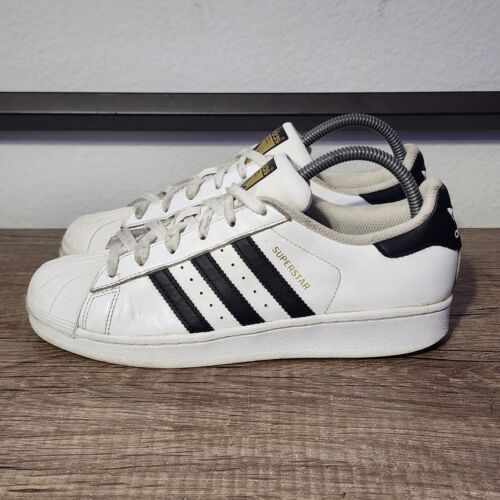 Adidas Originals Superstar Shell Toe Black Youth shoes FU7713 sz 5.5 Y