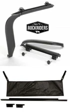 Soft top Door Surround Rails Frame & Rear Window Bar Kit 1997-2006 Wrangler