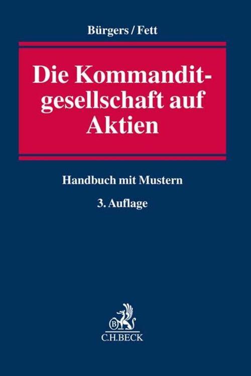 Thumbnail - Die Kommanditgesellschaft Auf Aktien | Handbuch Mit Mustern | Tobias