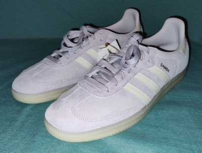 Adidas Originals Samba OG Silver Dawn Soccer Shoes IG6176 Mens 11 Purple Indoor