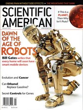Scientific American Magazine - January 2007 - Pluto + Home Robots + Genetics