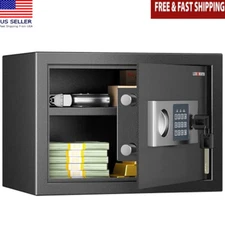 0.6 Cubic Feet Digital Security Safe Lock Box Money Jewelry Documents Guns New