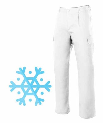 Pantalone da lavoro multitasche invernale bianco foderato pantaloni bianchi  | eBay