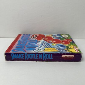 Snake Rattle 'n' Roll (Nintendo NES, 1991) Complete CIB - TESTED & Working !