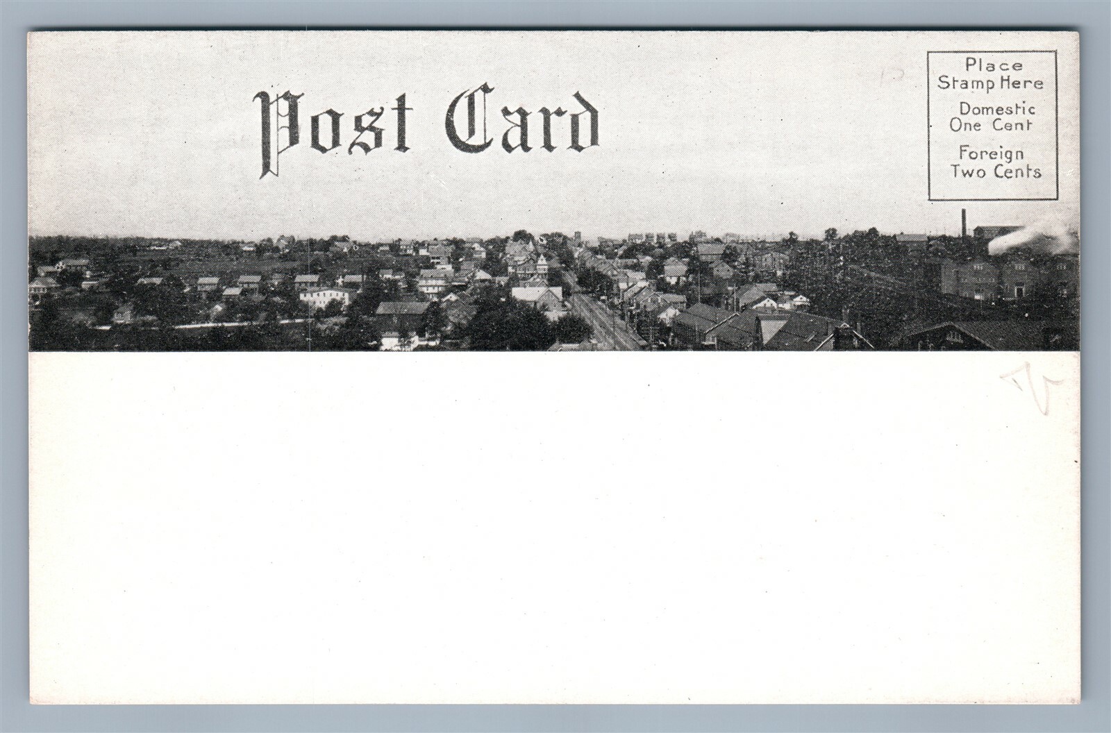 SOUDERTON PA MAIN & FRONT STREETS DOUBLE SIDED ANTIQUE POSTCARD eBay