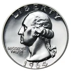 GEM PROOF 1964 Washington SILVER Quarter ULTRA NICE COIN!
