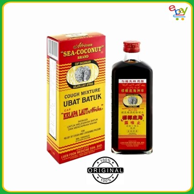 African Sea-Coconut Brand Mix Relieves Coughs / Soothes Throats x 1 Bottle 177ml