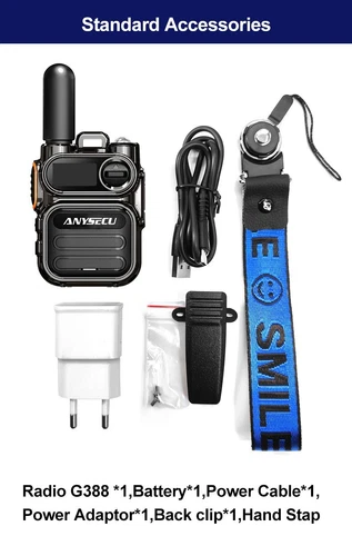 Sistema RTOS de radio de red ANYSECU G388 4G GLOBAL-PTT & radio PTT POC real 2 piezas - Imagen 8 de 8