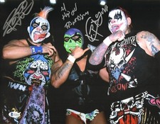 El Hijo del Fantasma Psycho Clown Pagano Signed 11x14 Photo BAS COA AAA NXT Auto