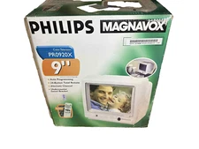VTG Phillips Magnavox PRO920X101 White 9” UNDERCABINET - CRT TV NEW OPEN BOX