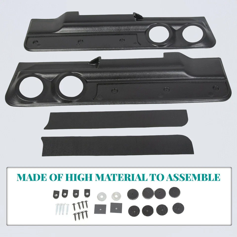 For 78-88 Monte Carlo Malibu El Camino Cutlass Regal 2-Speaker Door Panel Set Foto 3 de 4