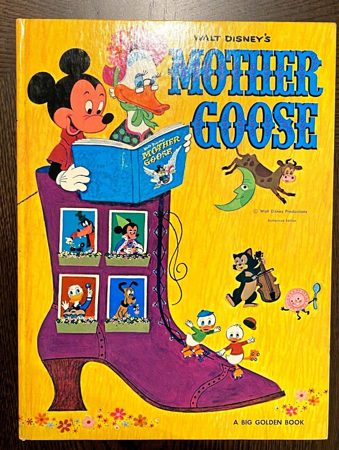 VINTAGE GOLDEN BOOK WALT DISNEY'S MOTHER GOOSE 5th Printing | eBay
