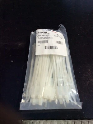 HELLERMANNTYTON Hellermann Tyton Natural Nylon 2 Strap Identification Cable Tie, 205mm - 50/pack