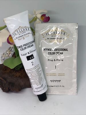 Alfaparf IL Salone Intense Professional Hair Color Cream # 2 & 1 - 6.32 - Sealed