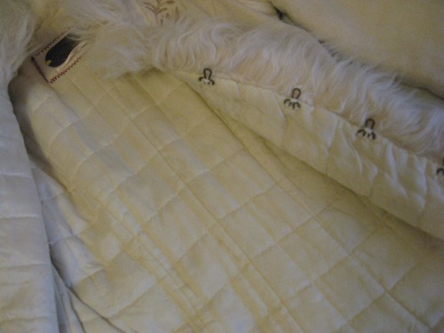 Cappotto Free People colore panna nordico ricamato misto lana taglia 6 raro vintage - Foto 11 di 11