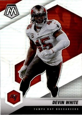 2021 Panini Mosaic #191 Devin White Prizm Silver Tampa Bay Buccaneers