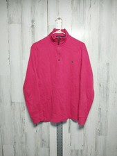 Polo Ralph Lauren Sweater Mens Size Small Estate Rib Red 1/4 Zip Casual