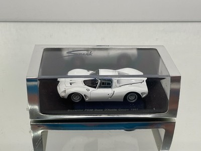 SPARK S0391 BIZZARRINI P538 DUCA D'AOSTA COUPE 1967 -WHITE 1:43- GOOD IN BOX
