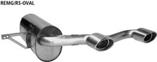 Bastuck Racinganlage Hors Cat. Renault Megane 2 Rs 120x80mm Ovale