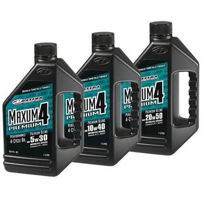 Maxima Maxum4 Premium Oil - 20W50 - 1gal. Motorcycle ATV/UTV Street Bike PWC