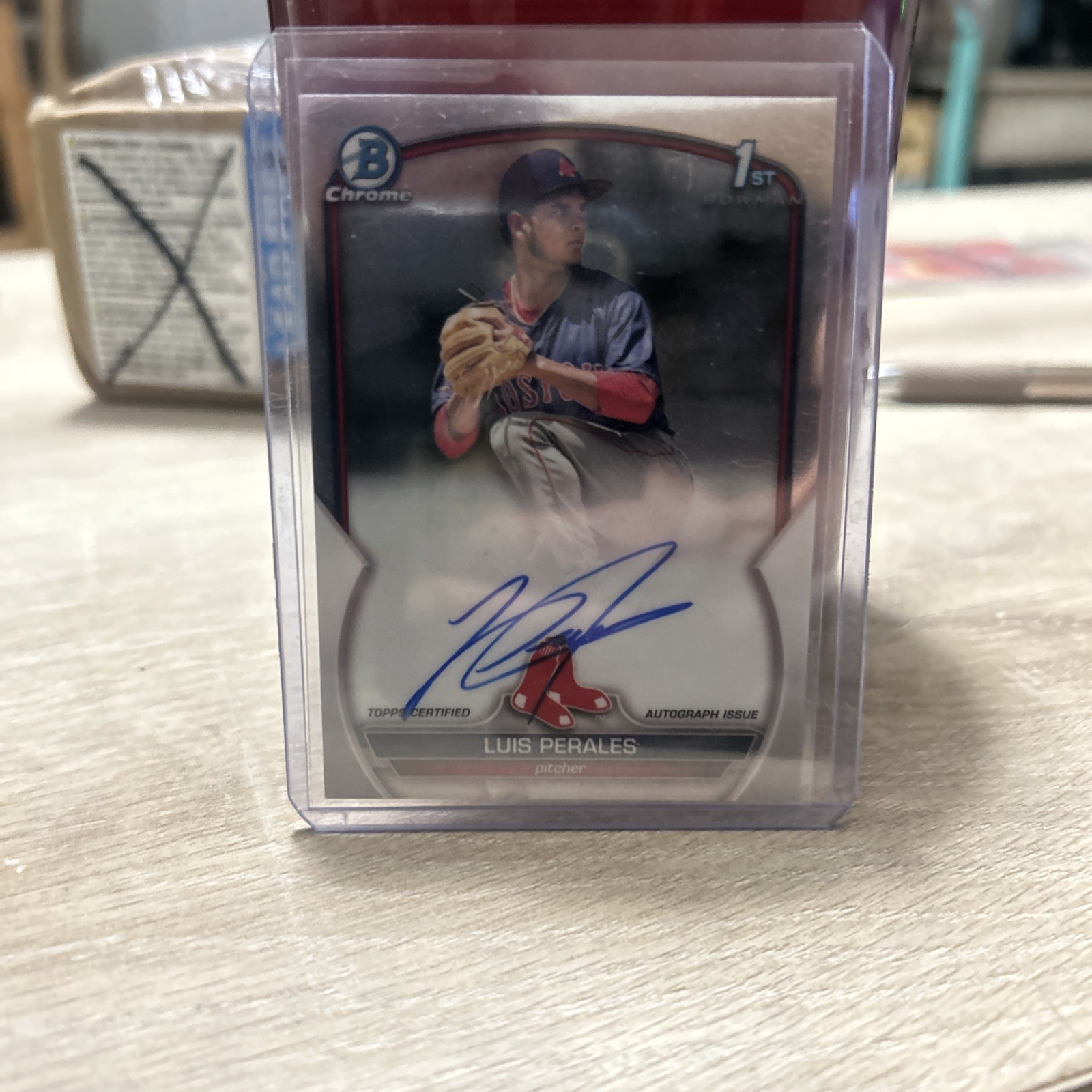 2023 Bowman Chrome - Prospect Autographs Luis Perales #CPA-LP (AU, RC)