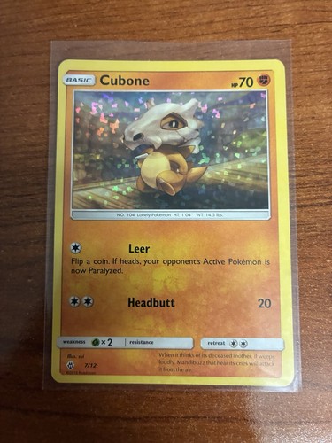 Cubone 007/012 Holo Promo McDonald's Promos 2018 Pokemon Near Mint