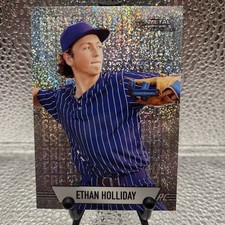 2024 Skybox Metal Universe Champions Ethan Holliday #20 Silver Dots /299 (RC)