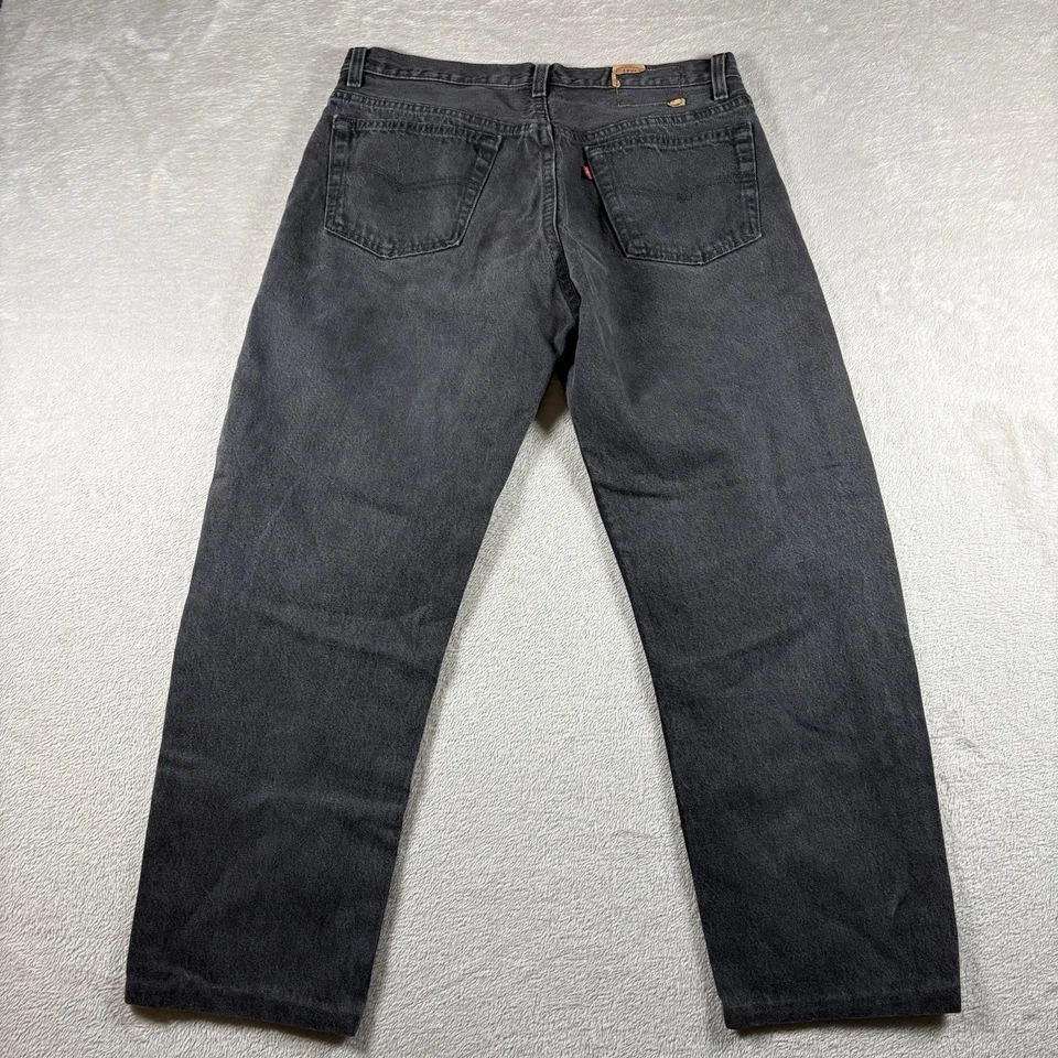 Vintage levis 501 Men’s Size 32x26 Black Faded 90s Made USA Distressed #1116 - Image 2 of 4
