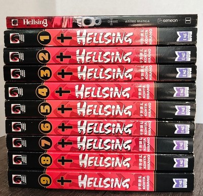 Hellsing 1-9 + 2005 Hellsing I In Color - Dark Horse Manga Kohta Hirano Geneon