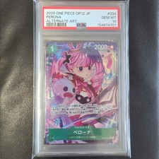 One Piece Perona SR Promo OP12-034 PSA 10 Gem Mint Japanese 77e4