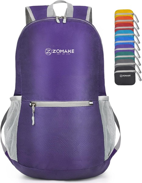 Faltbarer Rucksack 20L Ultraleicht Wasserdicht FüR Damen Herren Wandern-image