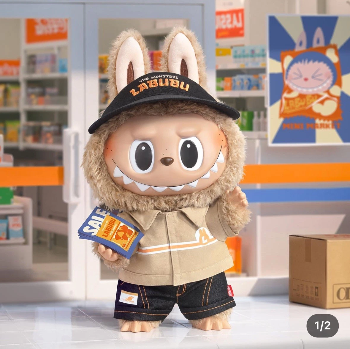 Authentic The Naughty Cashier Vinyl Plush Doll Toy Gift Box-the