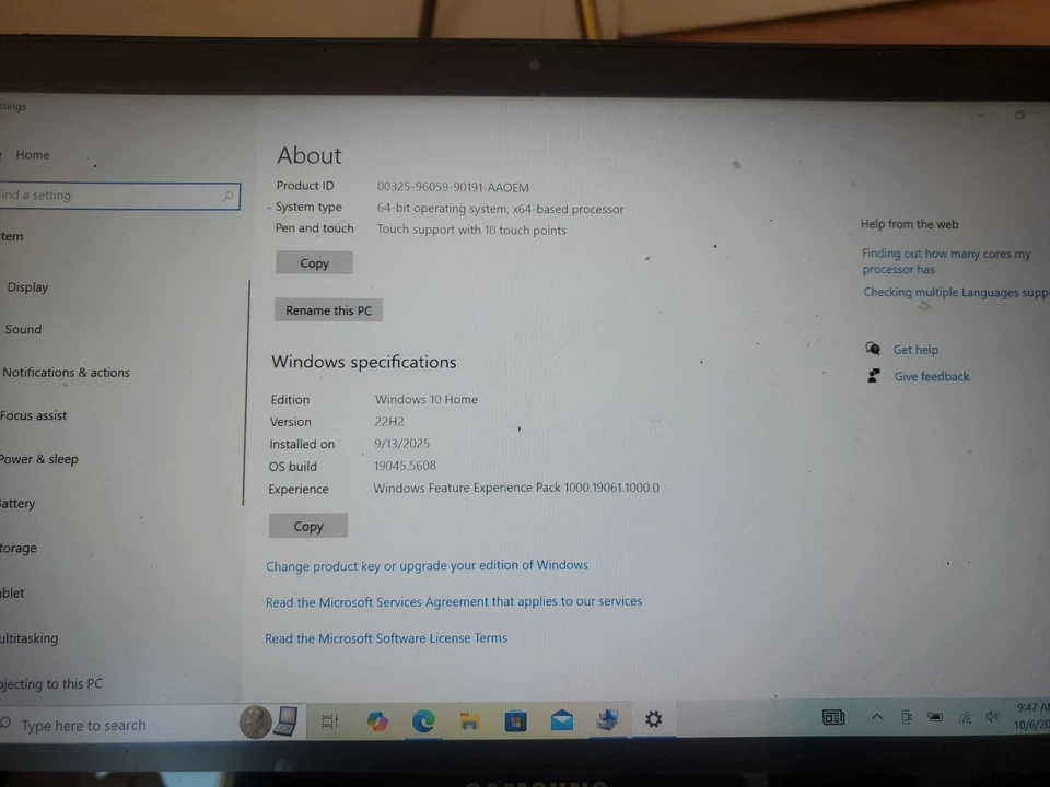 Samsung Notebook 7 Spin 13.3" Touch Laptop (Intel i5 12 GB RAM) NP740U3M - Image 3 of 4