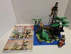 COMPLETE Vintage Lego 6270 Forbidden Island Set 4 Figures Island & Manual NO BOX