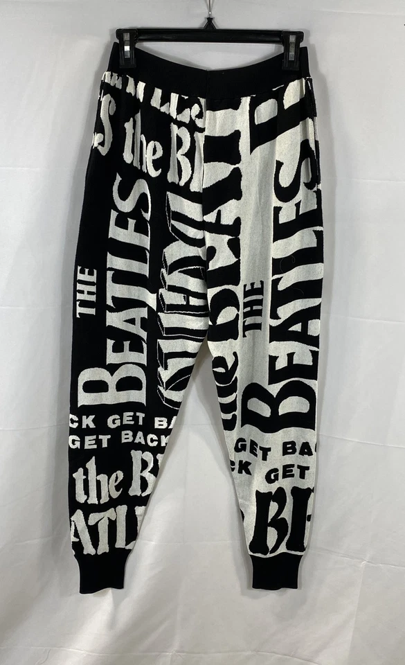 Joggers negros para mujer Stella McCartney X The Beatles talla M Foto 2 de 4