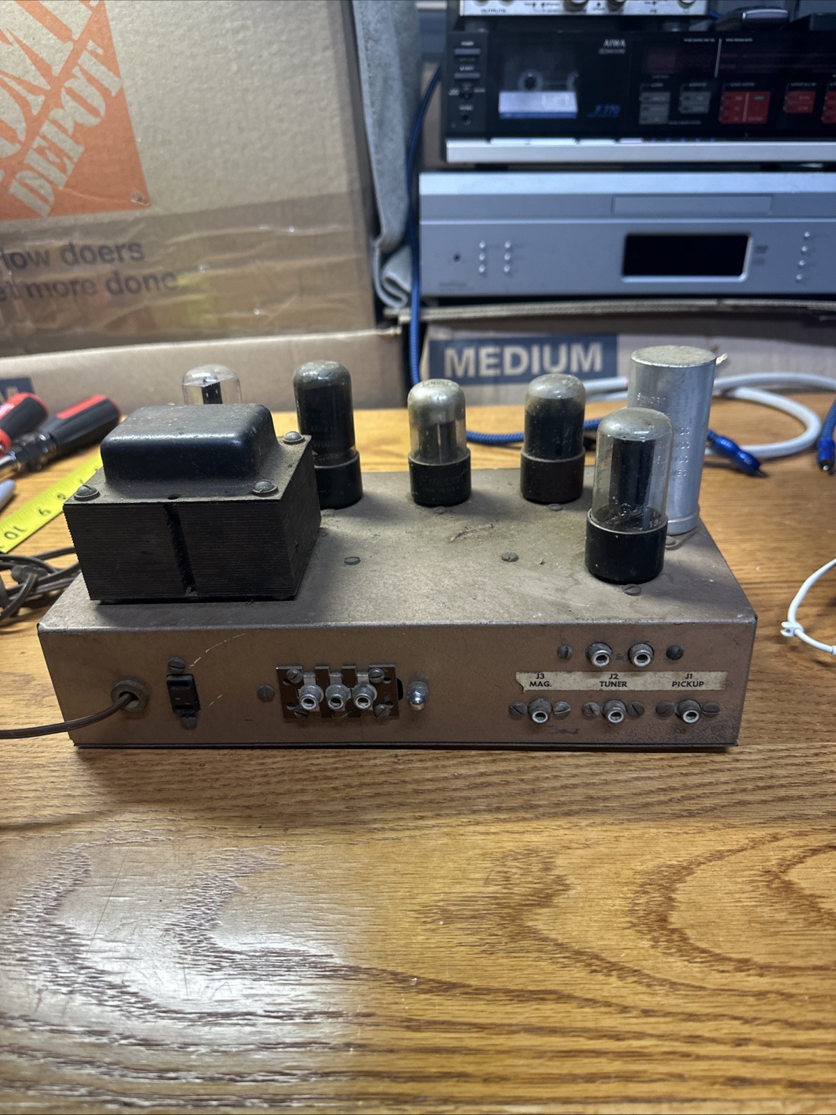 Arkay Model A-12 Vintage Tube Integrated  Amplifier AS-IS