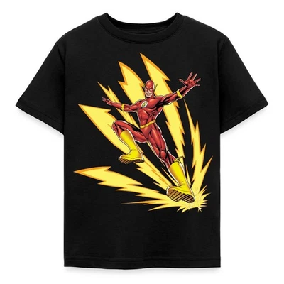 DC Comics Justice League The Flash Blitze Kinder T-Shirt - Bild 1 von 4