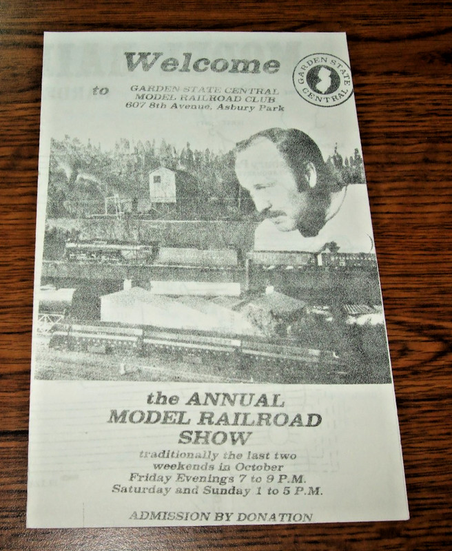 Vintage Annual Model Railroad Club Show Garden State Central Asbury Park Flyer