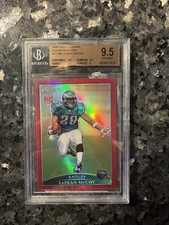 2009 Topps Chrome LeSean McCoy #TC180 Red Refractor /25 (RC) BGS 9.5