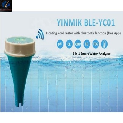 Floating Smart Swimming Pool Water Analyzer PH Chlorine EC TDS ORP TEMP Tester