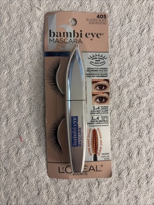 L oreal Paris, Bambi Mascara 405 Blackest Black Waterproof New