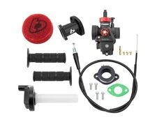 TB Parts Carb & Throttle Kit - Nibbi PE24 - KLX140