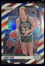 Panini Prizm Larry Bird Legends #299 Boston Celtics Red White & Blue Prizm