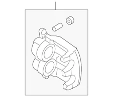 Genuine Ford Caliper BC3Z-2552-A