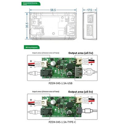 DC-DC Step Down Power Module 5V Output 5A Max Current 9V-150V Input Range