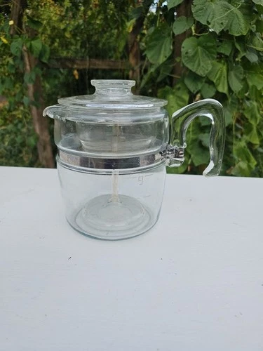 Vintage PYREX Percolator Glass Coffee Pot  9 Cup FLAMEWARE 7759