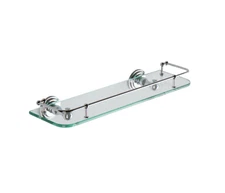 Ginger 24" Gallery Glass Shelf Chrome 1135T-24 / PC Chelsea