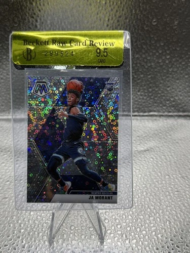Ja Morant 2019 Panini Mosaic #219 Variation Fast Break Silver RC BGS 9.5