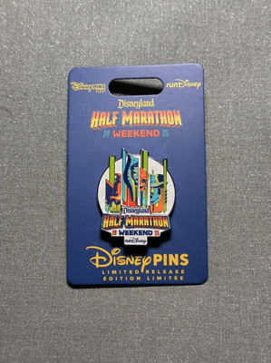Disneyland 2025 runDisney Half Marathon Weekend Groot Ashoka Event Logo Pin