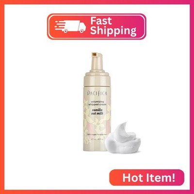 Pacifica Hair Mousse - Vanilla Oat Milk   Light Hold for Soft Volume & Hydration
